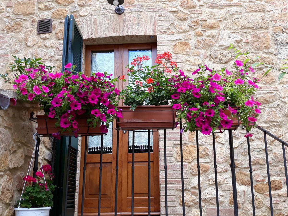 La Corte Antica Pienza Exteriör bild