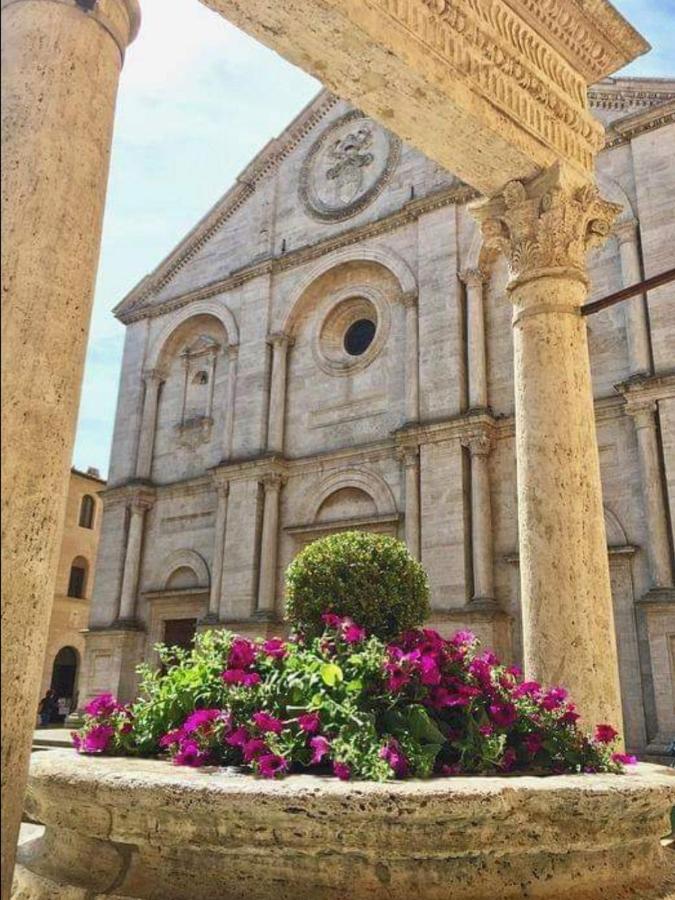 La Corte Antica Pienza Exteriör bild