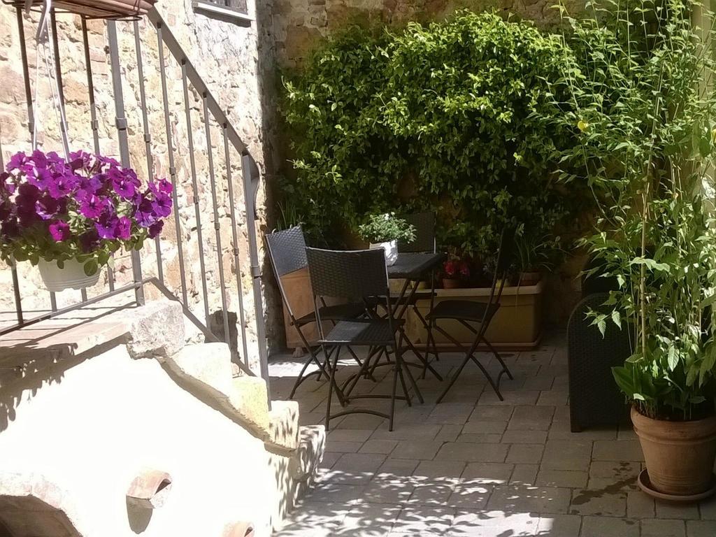 La Corte Antica Pienza Exteriör bild